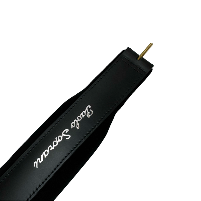 Paolo Soprani manale NERO in cuoio e velluto...