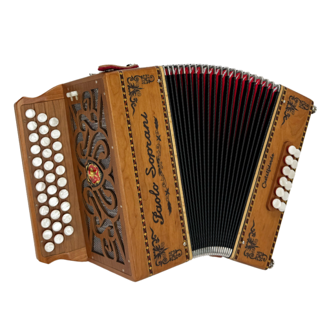 Organetto Paolo Soprani mod. Saltarello 33/2 ,...