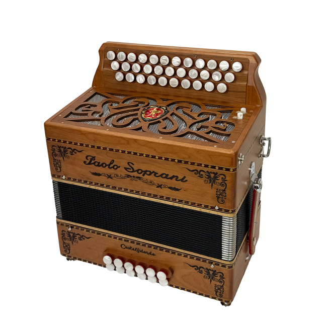 Organetto Paolo Soprani mod. Saltarello 33/2 ,...