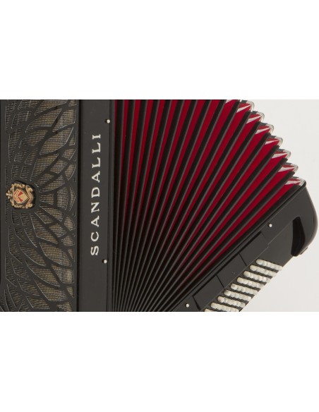 Scandalli mod. AIR JUNIOR 34/72/4°- 4° LMMH, col. BLACK - Nero