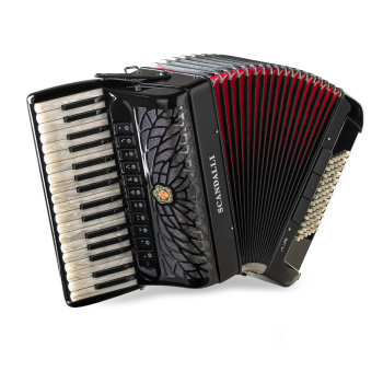 Scandalli mod. AIR JUNIOR 34/72/4°- 4° LMMH, col. BLACK - Nero