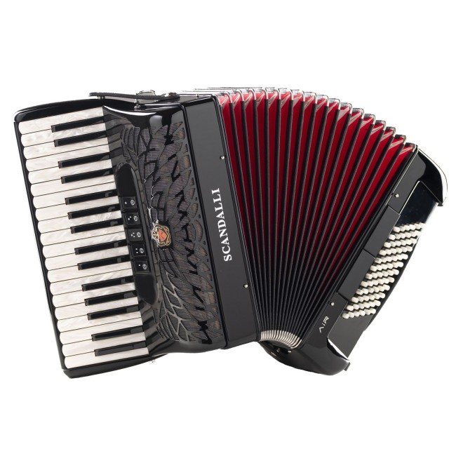 Scandalli Air Mini 34/72/3°/4° LMM col. Black -...