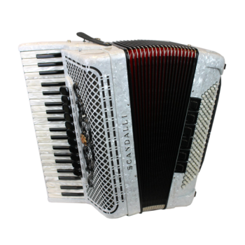 Scandalli mod. SUPER VI 41/120/4°- 5° LMMH, col. White - Bianco