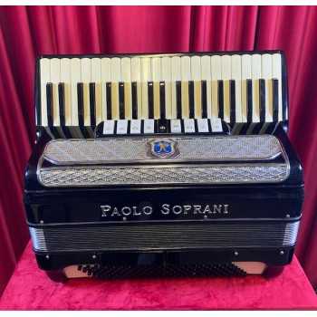 USATO - Paolo Soprani mod. Professionale  41/120/4 , LMMM musette, col. Nero