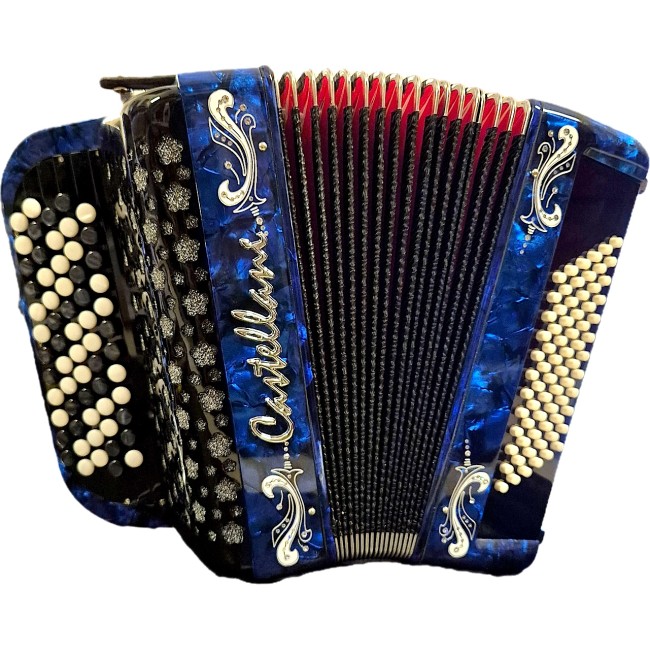 Castellani mod. Studio, 72/2°, 5 file di...