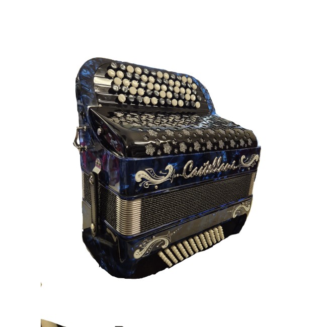 Castellani mod. Studio, 72/2°, 5 file di...