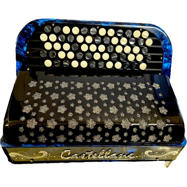 Castellani mod. Studio, 72/2°, 5 file di...