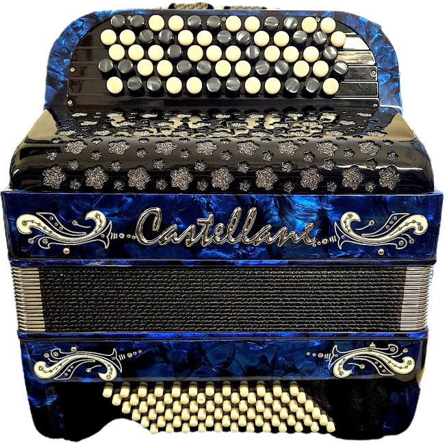 Castellani mod. Studio, 72/2°, 5 file di...