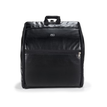 Borsa-Zaino imbottita, mod. 2000S per fisarmonica in eco-pelle, col. Nero - BLACK