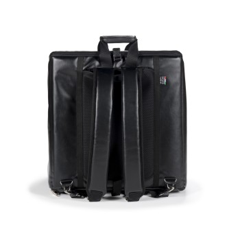 Borsa-Zaino imbottita, mod. 2000S per fisarmonica in eco-pelle, col. Nero - BLACK