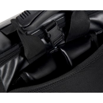 Borsa-Zaino imbottita, mod. 2000S per fisarmonica in eco-pelle, col. Nero - BLACK