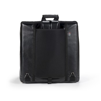 Borsa-Zaino imbottita, mod. 2000S per fisarmonica in eco-pelle, col. Nero - BLACK