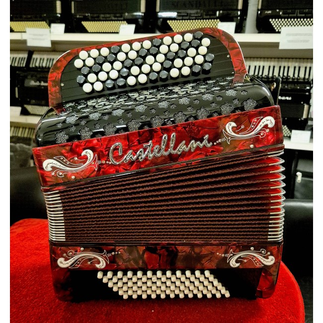 Castellani mod. Studio, 72/2°, 5 file di...