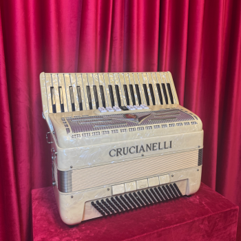 USED ​​- CRUCIANELLI 41/120/3°/5° LMM musette, col. White