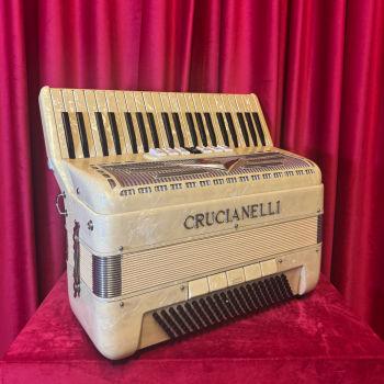 USED ​​- CRUCIANELLI 41/120/3°/5° LMM musette, col. White