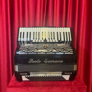 USED ​​- Paolo Soprani mod. Super Paolo 41/120/ 4°- 5° LMMM, Cassotto, black color