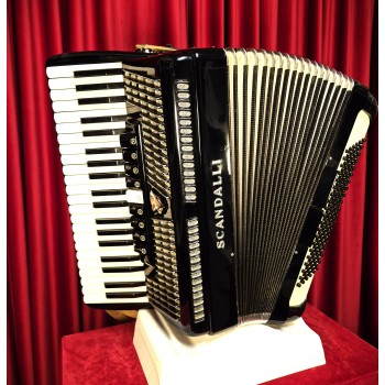 USATO - Scandalli 120/41/4°/5° LMMM musette , Nero color