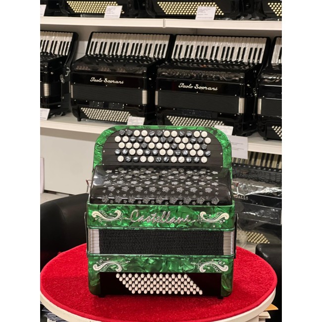 Castellani mod. Studio, 72/2°, 5 file di...