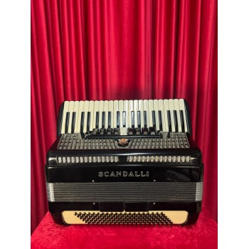 USATO - Scandalli 120/41/4°/5° LMMM musette , Nero color