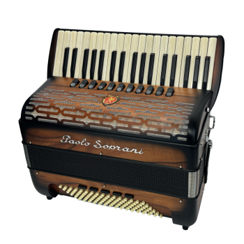 Paolo Soprani mod. Professionale 37/96/4°/4° LMMM, col. APPLE WOOD - Legno sfumato Nero