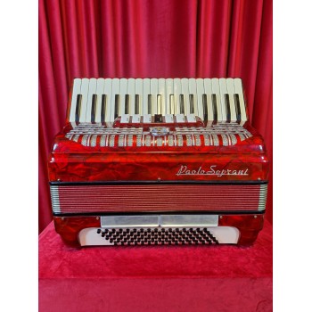 USED - Paolo Soprani 34/72/3°- 4° LMMM musette, col. Red - Rosso