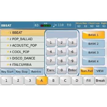 KETRON SD7 ARRANGER PLAYER, cod. 9TAKSD7
