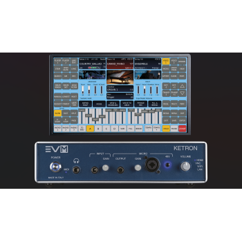 KETRON Boundle: EVM + Monitor + Zaino, cod. 9BU001 2