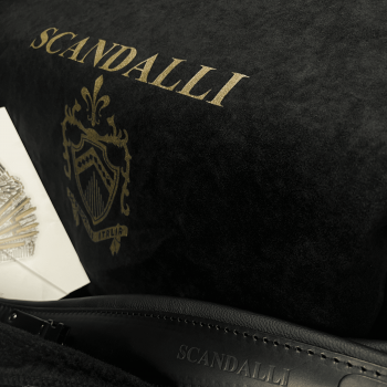 Scandalli mod. AIR VI 41/120/4°- 5° LMMH, col. ALL BLACK - Total Black