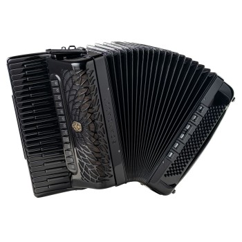 Scandalli mod. AIR VI 41/120/4°- 5° LMMH, col. ALL BLACK - Total Black