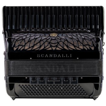 Scandalli mod. AIR VI 41/120/4°- 5° LMMH, col. ALL BLACK... 2
