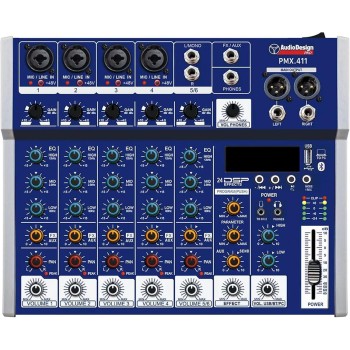 AUDIO DESIGNER PMX 411 TK mixer analogico
