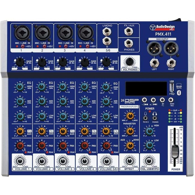 AUDIO DESIGNER PMX 411 TK mixer analogico