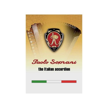 Paolo Soprani mod. Saltarello 8 (21/8 3 reeds), Tuning G/C, musette, Light Wood