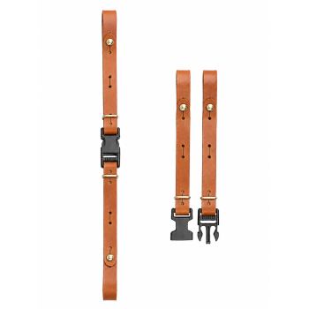 Back strap shoulder strap stabilizer, Camel color with...