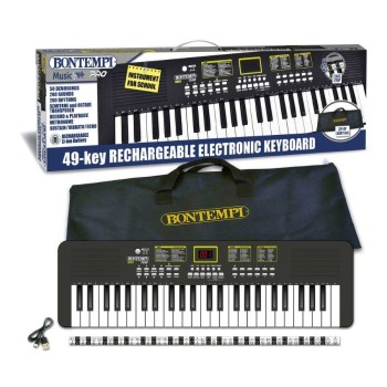 Bontempi Music Pro - Tastiera Digitale a 49 Tasti con...