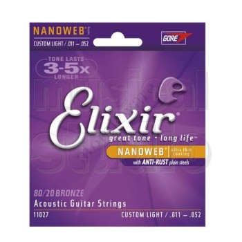 CORDA PER CHITARRA ELIXIR 11027 BRONZE ACUST