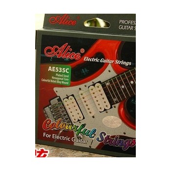 MUTA DI CORDE ALICE PER CHITARRA ELETTRICA COLORATE AE535C