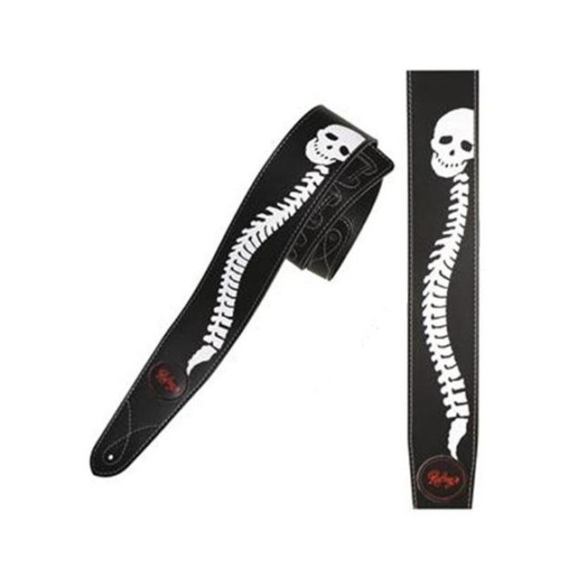 Tracolla in PU per Chitarra e Basso Colore Nero...