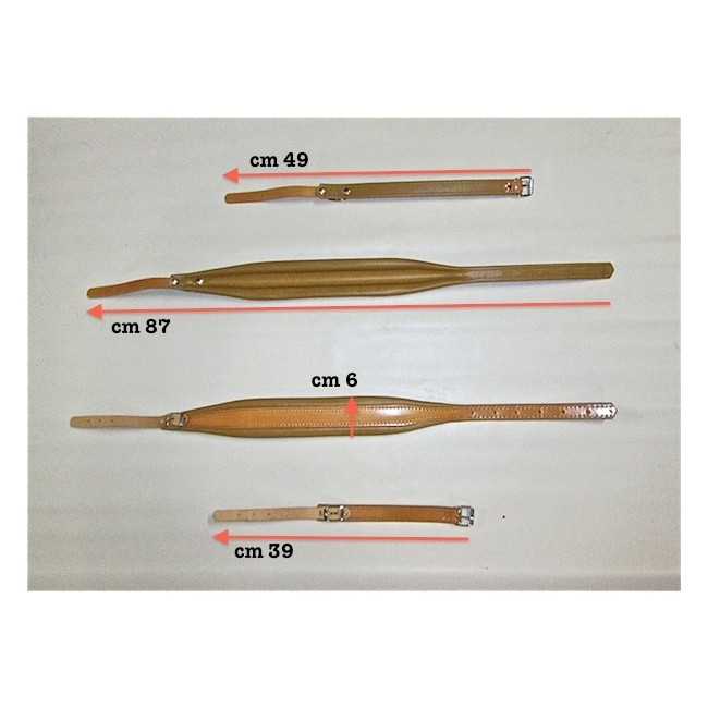 Tracolle per fisarmonica in Cuoio e...