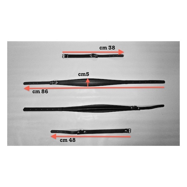 Straps for accordion in Real leather and...