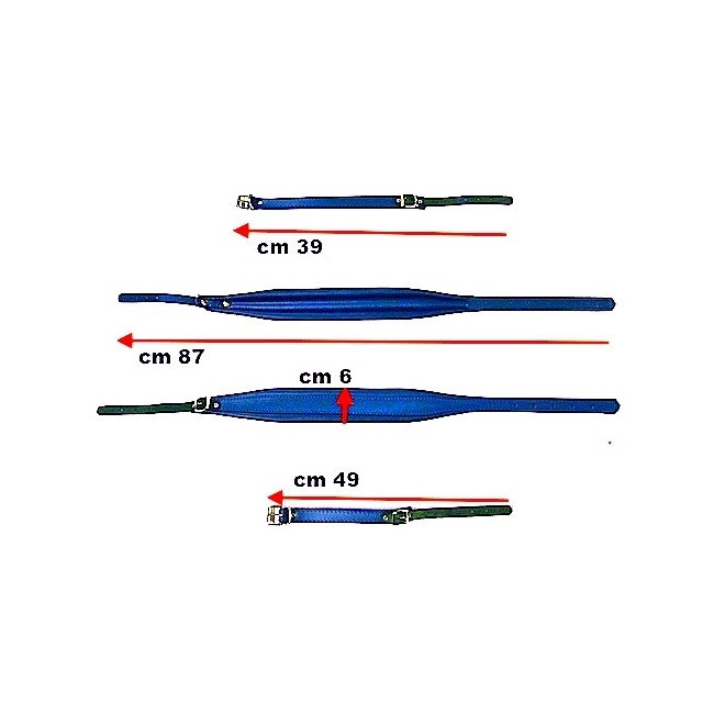 Straps for accordion in Real leather and...