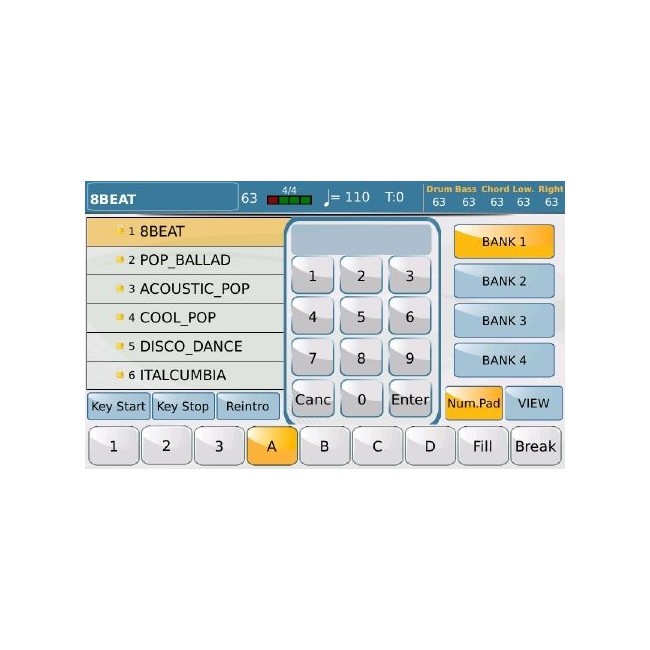 KETRON SD7 ARRANGER PLAYER, cod. 9TAKSD7
