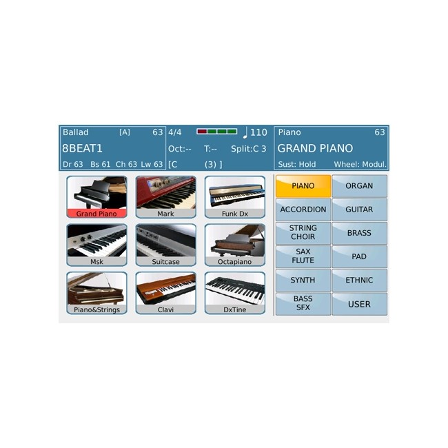 KETRON SD7 ARRANGER PLAYER, cod. 9TAKSD7