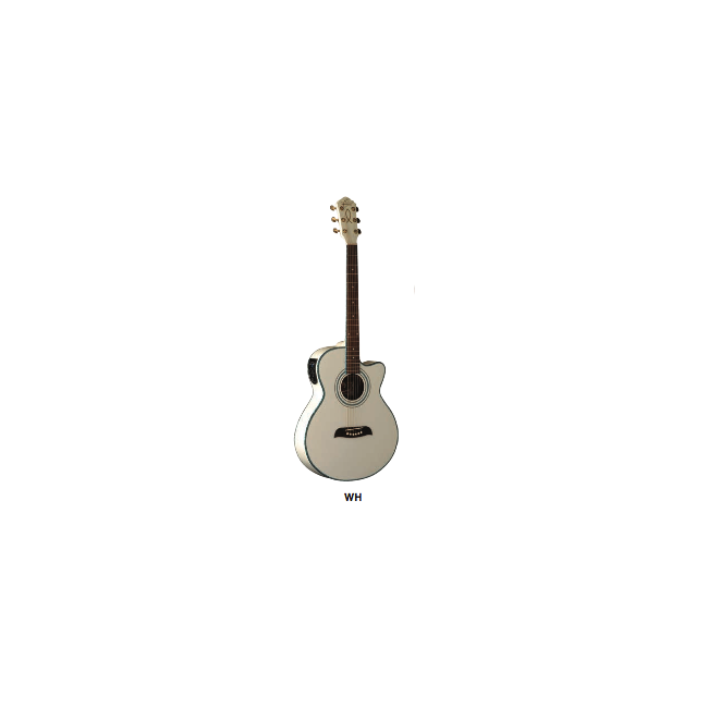 OG-10CE WH CH. ACUSTIC.AMPL.4/4OS BY WASHBURN...