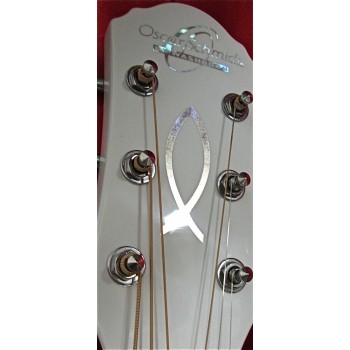 OG-10CE WH CH. ACUSTIC.AMPL.4/4OS BY WASHBURN WHITE