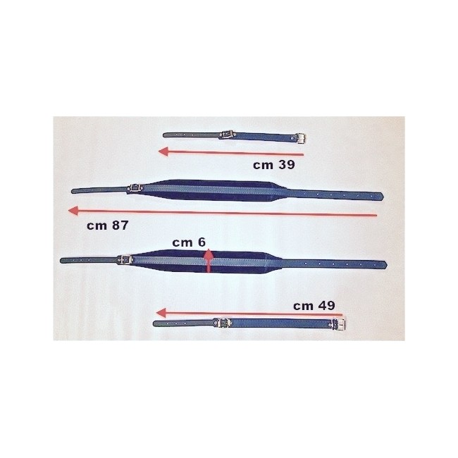 Tracolle per fisarmonica in Vera pelle e...