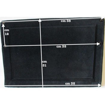 Cuscino professionale per Fisarmonica in Velluto Nero – 38 × 35 × 31 cm