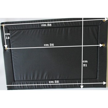 Cuscino professionale per Fisarmonica in Nylon Nero – 38 × 35 × 31 cm