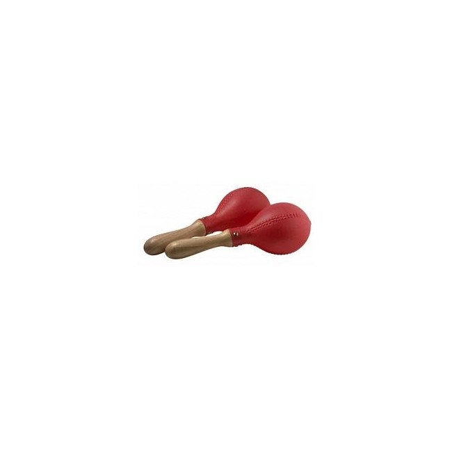 STAGG MPR-3 PLASTIC MARACAS. RED